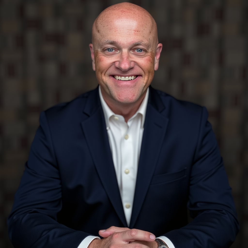 Business casual headshot picture of Ken